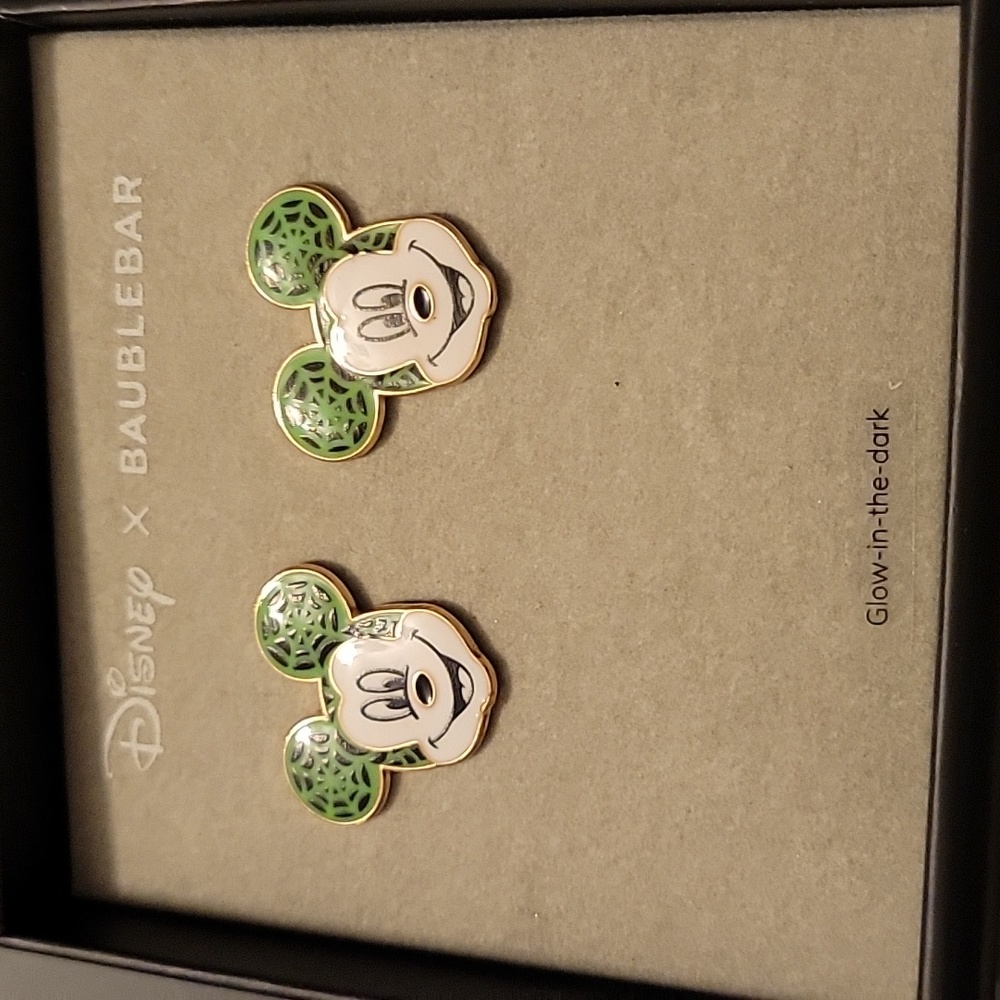 Disney x Baublebar Mickey Halloween Earrings